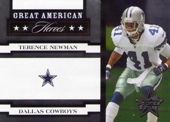 2005 Leaf Rookies & Stars - Great American Heroes White #GAH-25 Terence Newman Front