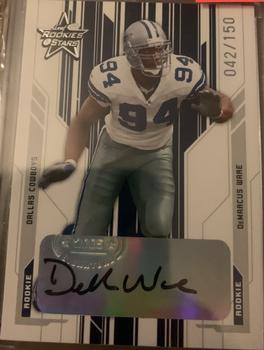 2005 Leaf Rookies & Stars - Rookie Autographs #222 DeMarcus Ware Front