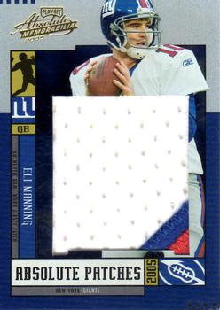2005 Playoff Absolute Memorabilia - Absolute Patches #AP-10 Eli Manning Front