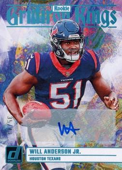 2023 Donruss - Rookie Gridiron Kings Autographs #RGK-1 Will Anderson Jr. Front