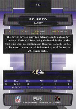 2005 Playoff Absolute Memorabilia - Retail #12 Ed Reed Back
