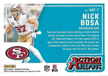 2023 Donruss - Action All-Pros #AAP-7 Nick Bosa Back