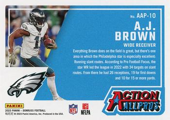 2023 Donruss - Action All-Pros #AAP-10 A.J. Brown Back