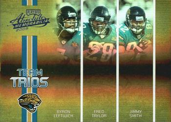 2005 Playoff Absolute Memorabilia - Team Trios Spectrum #TT-6 Byron Leftwich / Fred Taylor / Jimmy Smith Front