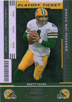 2005 Playoff Contenders - Playoff Ticket #37 Brett Favre Front