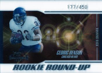 2005 Playoff Contenders - Rookie Round Up #RU-4 Cedric Benson Front
