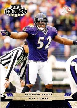 2005 Playoff Honors - X's #9 Ray Lewis Front