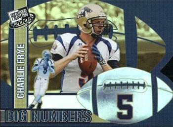 2005 Press Pass - Big Numbers #BN 7 Charlie Frye Front