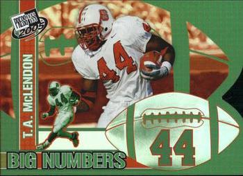 2005 Press Pass - Big Numbers #BN 12 T.A. McLendon Front