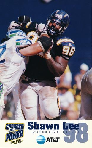 1996 San Diego Chargers #NNO Shawn Lee Front