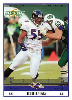 2005 Score - Glossy #26 Terrell Suggs Front