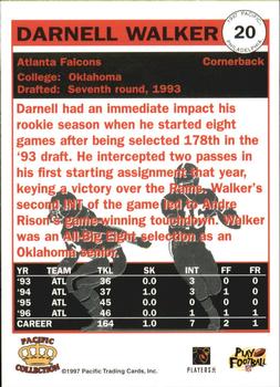 1997 Pacific Philadelphia #20 Darnell Walker Back