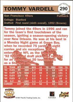 1997 Pacific Philadelphia #290 Tommy Vardell Back