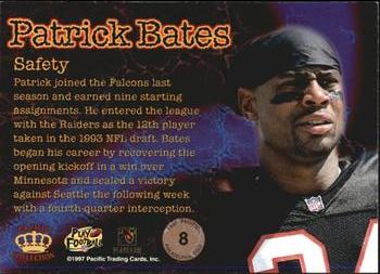 1997 Pacific Philadelphia - Gold #8 Patrick Bates Back