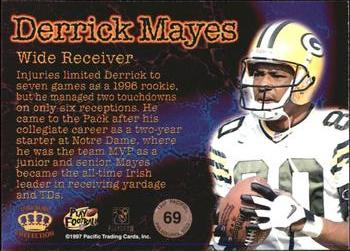 1997 Pacific Philadelphia - Gold #69 Derrick Mayes Back