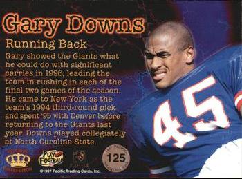 1997 Pacific Philadelphia - Gold #125 Gary Downs Back
