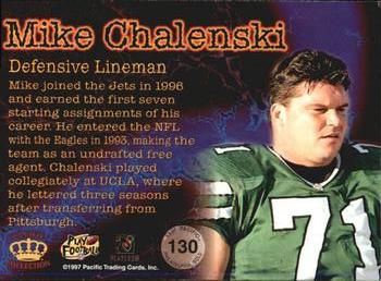 1997 Pacific Philadelphia - Gold #130 Mike Chalenski Back
