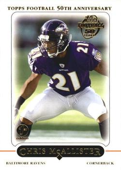 2005 Topps 1st Edition #100 Chris McAlister Front