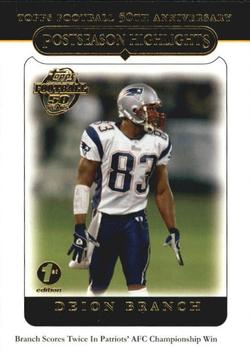 2005 Topps 1st Edition #358 Deion Branch Front