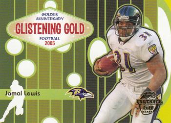 2005 Topps - Golden Anniversary Glistening Gold #GG15 Jamal Lewis Front