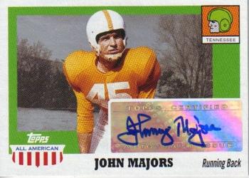 2005 Topps All American - Autographs #A-JMA Johnny Majors Front