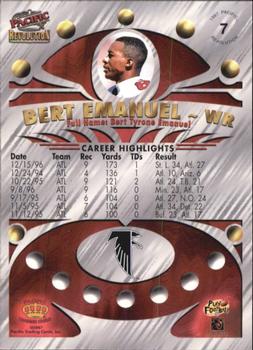 1997 Pacific Revolution #7 Bert Emanuel Back