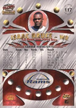 1997 Pacific Revolution #117 Isaac Bruce Back