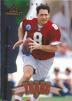 1997 Pinnacle #4 Steve Young Front
