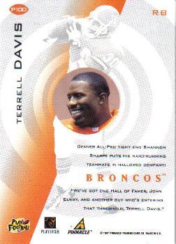 1997 Pinnacle - Artist's Proofs #P100 Terrell Davis Back
