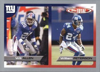 2005 Topps Total - Silver #26 Will Peterson / Will Allen Front