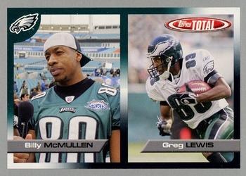 2005 Topps Total - Silver #33 Greg Lewis / Billy McMullen Front