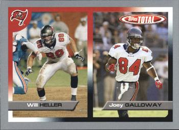 2005 Topps Total - Silver #97 Joey Galloway / Will Heller Front