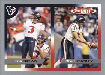 2005 Topps Total - Silver #108 Chad Stanley / Kris Brown Front