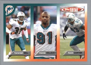 2005 Topps Total - Silver #395 Vonnie Holliday / Yeremiah Bell / Kevin Carter Front