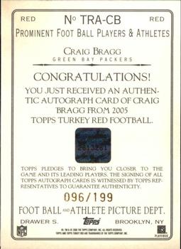 2005 Topps Turkey Red - Autographs Red #TRA-CB Craig Bragg Back