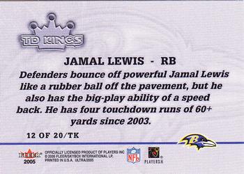 2005 Ultra - TD Kings #12/TK Jamal Lewis Back