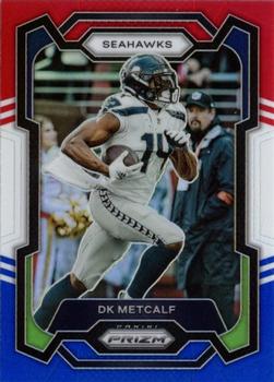 2023 Panini Prizm - Red White and Blue #257 DK Metcalf Front