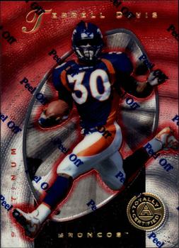 1997 Pinnacle Totally Certified #88 Terrell Davis Front