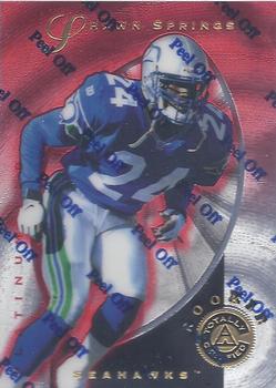 1997 Pinnacle Totally Certified #130 Shawn Springs Front