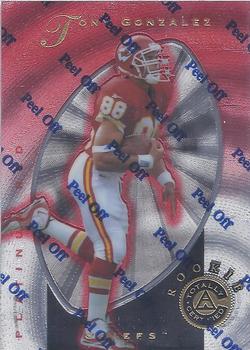 1997 Pinnacle Totally Certified #149 Tony Gonzalez Front