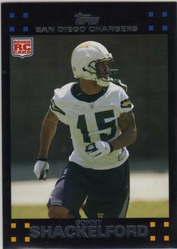 2007 Topps - San Diego Chargers #5 Sonny Shackelford Front