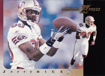 1997 Pinnacle X-Press #6 Jerry Rice Front