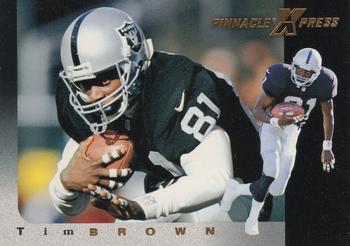 1997 Pinnacle X-Press #104 Tim Brown Front