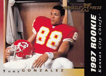 1997 Pinnacle X-Press #117 Tony Gonzalez Front