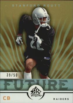 2005 Upper Deck Reflections - Gold #124 Stanford Routt Front