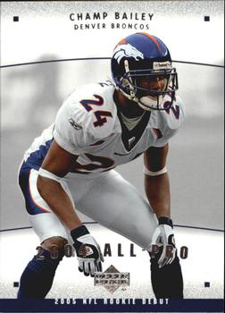 2005 Upper Deck Rookie Debut - All-Pros #AP-25 Champ Bailey Front