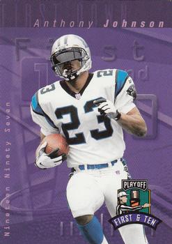1997 Playoff First & Ten #23 Anthony Johnson Front