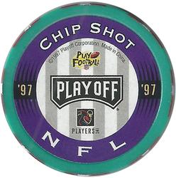 1997 Playoff First & Ten - Chip Shots Green #142 Jake Plummer Back