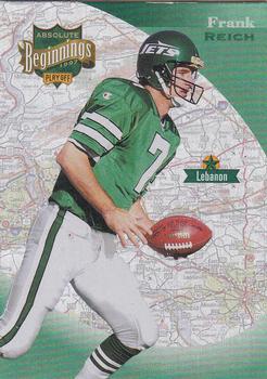 1997 Playoff Absolute Beginnings #7 Frank Reich Front