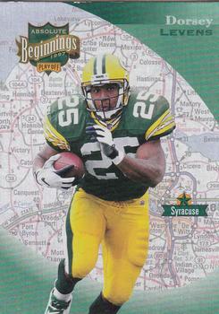 1997 Playoff Absolute Beginnings #25 Dorsey Levens Front